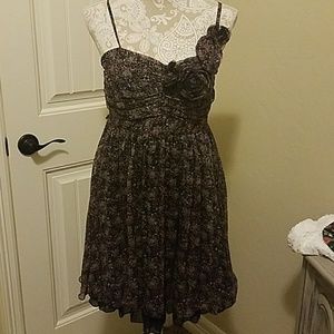 Gorgeous boutique chiffon floral mini dress